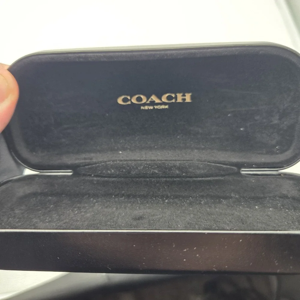 COACH HC6065 5548 Purple Tortoise Rectangle Women's 51 mm Eyeglasses W/ Case